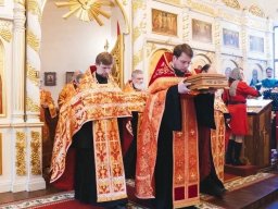 Пребывание ковчега с мощами свт. Пантелеимона